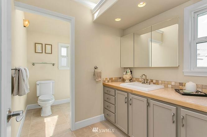 Bath - vanity & skylight